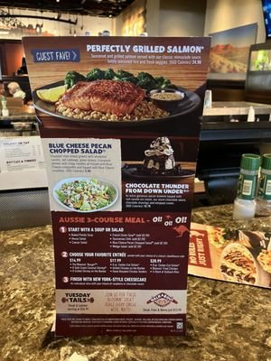 Outback Steakhouse Brookfield Menu With Prices