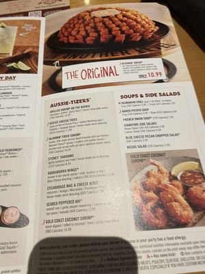 Outback Steakhouse Charlottesville Menu With Prices