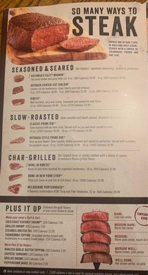 Outback Steakhouse Danville Menu With Prices