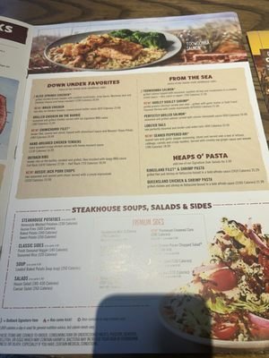 Outback Steakhouse Fayetteville Menu With Prices